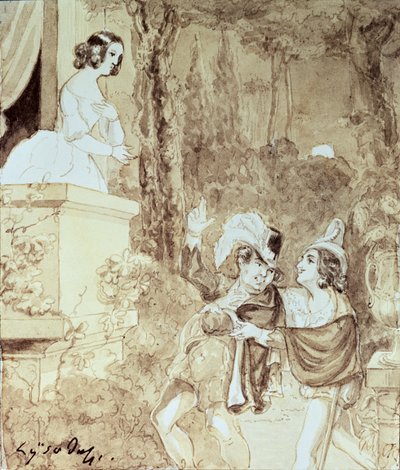 Leporello Serenading Elvira in the Guise of Don Giovanni, Act II Scene I, from 